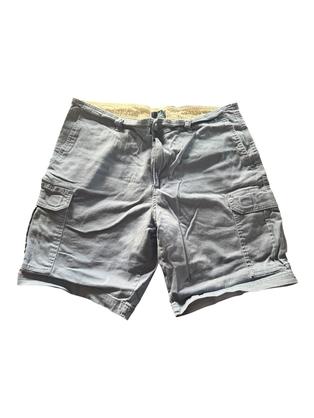 George Light Gray Cargo Shorts with Utility Pockets